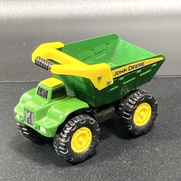 Diecast ERTL John Deere Metal & Plastic Dump Is Metal 4”x 2 1/2” Truck Toys - Picture 2 of 8